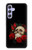 S3753 Dark Gothic Goth Skull Roses Funda Carcasa Case para Samsung Galaxy A54 5G