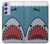 S3825 Cartoon Shark Sea Diving Funda Carcasa Case para Samsung Galaxy A54 5G