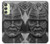 S1827 Japan Samurai Helmet Funda Carcasa Case para Samsung Galaxy A24 4G