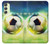 S3844 Glowing Football Soccer Ball Funda Carcasa Case para Samsung Galaxy A24 4G