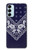 S3357 Navy Blue Bandana Pattern Funda Carcasa Case para Samsung Galaxy M14