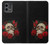 S3753 Dark Gothic Goth Skull Roses Funda Carcasa Case para Motorola Moto G Stylus 5G (2023)