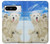 S3794 Arctic Polar Bear and Seal Paint Funda Carcasa Case para Google Pixel 8 pro