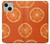 S3946 Seamless Orange Pattern Funda Carcasa Case para iPhone 13 mini