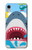 S3947 Shark Helicopter Cartoon Funda Carcasa Case para iPhone XR