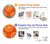 S3946 Seamless Orange Pattern Funda Carcasa Case para iPhone 7 Plus, iPhone 8 Plus