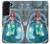 S3911 Cute Little Mermaid Aqua Spa Funda Carcasa Case para Samsung Galaxy S22