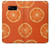 S3946 Seamless Orange Pattern Funda Carcasa Case para Samsung Galaxy S8