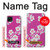 S3924 Cherry Blossom Pink Background Funda Carcasa Case para Samsung Galaxy A22 5G