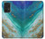 S3920 Abstract Ocean Blue Color Mixed Emerald Funda Carcasa Case para Samsung Galaxy A52s 5G