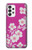 S3924 Cherry Blossom Pink Background Funda Carcasa Case para Samsung Galaxy A73 5G