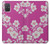 S3924 Cherry Blossom Pink Background Funda Carcasa Case para Samsung Galaxy A71