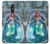 S3911 Cute Little Mermaid Aqua Spa Funda Carcasa Case para LG Q Stylo 4, LG Q Stylus
