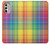 S3942 LGBTQ Rainbow Plaid Tartan Funda Carcasa Case para Motorola Moto G Stylus 4G (2022)