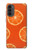 S3946 Seamless Orange Pattern Funda Carcasa Case para Motorola Moto G52, G82 5G