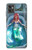 S3911 Cute Little Mermaid Aqua Spa Funda Carcasa Case para Motorola Moto G32