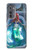 S3912 Cute Little Mermaid Aqua Spa Funda Carcasa Case para Motorola Edge (2022)