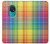 S3942 LGBTQ Rainbow Plaid Tartan Funda Carcasa Case para Nokia 7.2