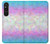 S3747 Trans Flag Polygon Funda Carcasa Case para Sony Xperia 1 V