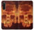 S3881 Fire Skull Funda Carcasa Case para Sony Xperia 10 V