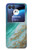 S3920 Abstract Ocean Blue Color Mixed Emerald Funda Carcasa Case para Motorola Razr 40 Ultra