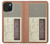 S3165 FM AM Wooden Receiver Graphic Funda Carcasa Case para iPhone 15