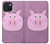 S3269 Pig Cartoon Funda Carcasa Case para iPhone 15