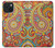 S3402 Floral Paisley Pattern Seamless Funda Carcasa Case para iPhone 15