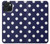 S3533 Blue Polka Dot Funda Carcasa Case para iPhone 15