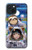 S3915 Raccoon Girl Baby Sloth Astronaut Suit Funda Carcasa Case para iPhone 15