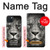 S1352 Lion Face Funda Carcasa Case para iPhone 15 Plus