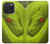 S0785 Green Snake Funda Carcasa Case para iPhone 15 Pro