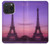 S3447 Eiffel Paris Sunset Funda Carcasa Case para iPhone 15 Pro