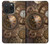 S3927 Compass Clock Gage Steampunk Funda Carcasa Case para iPhone 15 Pro