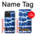 S3671 Blue Tie Dye Funda Carcasa Case para iPhone 15 Pro Max