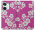 S3924 Cherry Blossom Pink Background Funda Carcasa Case para OnePlus Nord 3