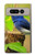 S3839 Bluebird of Happiness Blue Bird Funda Carcasa Case para Google Pixel Fold
