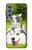 S3795 Kitten Cat Playful Siberian Husky Dog Paint Funda Carcasa Case para Samsung Galaxy M34 5G