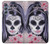 S3821 Sugar Skull Steam Punk Girl Gothic Funda Carcasa Case para Samsung Galaxy M34 5G