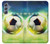 S3844 Glowing Football Soccer Ball Funda Carcasa Case para Samsung Galaxy M34 5G