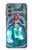 S3911 Cute Little Mermaid Aqua Spa Funda Carcasa Case para Samsung Galaxy M34 5G