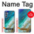 S3920 Abstract Ocean Blue Color Mixed Emerald Funda Carcasa Case para Samsung Galaxy M34 5G