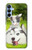 S3795 Kitten Cat Playful Siberian Husky Dog Paint Funda Carcasa Case para Samsung Galaxy A15 5G