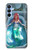 S3911 Cute Little Mermaid Aqua Spa Funda Carcasa Case para Samsung Galaxy A15 5G