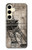 S3416 Eiffel Tower Blueprint Funda Carcasa Case para Samsung Galaxy S24