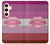 S3473 LGBT Lesbian Flag Funda Carcasa Case para Samsung Galaxy S24