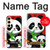 S3929 Cute Panda Eating Bamboo Funda Carcasa Case para Samsung Galaxy S24