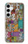 S3879 Retro Music Doodle Funda Carcasa Case para Samsung Galaxy S24 Plus