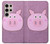 S3269 Pig Cartoon Funda Carcasa Case para Samsung Galaxy S24 Ultra