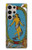 S3746 Tarot Card The World Funda Carcasa Case para Samsung Galaxy S24 Ultra